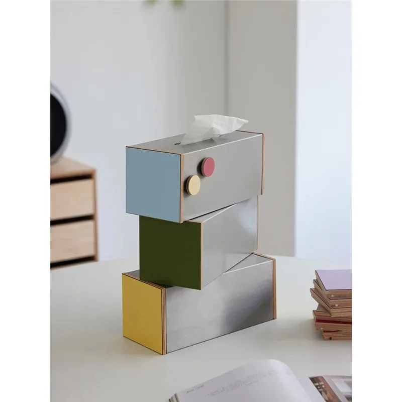 Paper box creative living room high-end tissue storage box magnetic suction light luxury Internet celebrities
