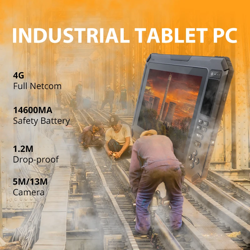 T101(2021) 10.1 inch Handheld Pda Rugged Explosion-Proof Android 4G Lte Industrial Ip65 Tablet 