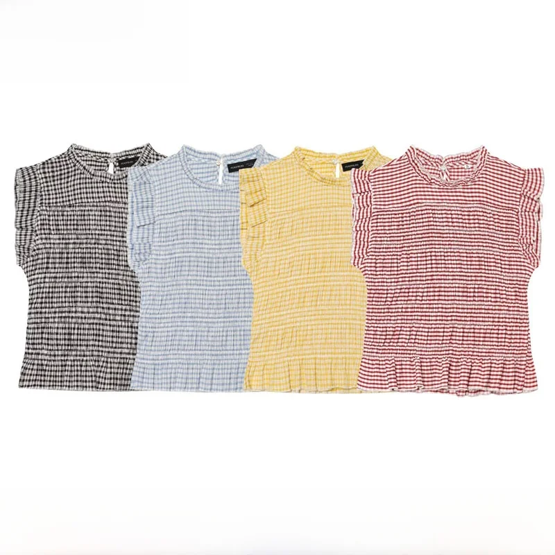 Fashionable Multi-Color Elastic Honeycomb Pattern Women's T-Shirt ZR Style Spring Summer New Arrival Polyester Material Sleev...