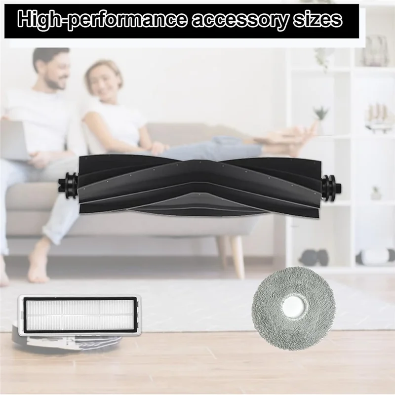 -MEOF para Dreame L10s Ultra / L10 Ultra juego de accesorios cepillo principal Cepillo Lateral filtro HEPA paño de limpieza pieza de repuesto