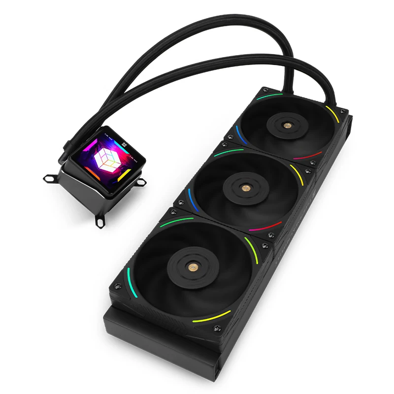 FROZEN GUARDIAN 360 مشعاع متكامل مبرد بالماء AM5 IPS LCD شاشة مربعة عرض وحدة المعالجة المركزية مبرد المياه