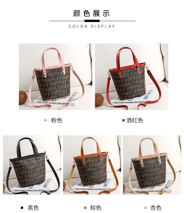 2026 Neue Modische Damen-Schultertasche mit Aufdruck, Große Kapazität, Reißverschluss-Handtasche, Vielseitige Tragetasche, Elegante Umhängetasche für Frauen – Detail 8
