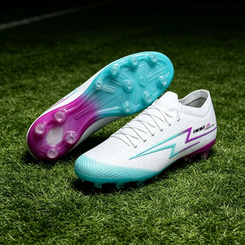 New Cool Men Football Shoes Comfortable Soccer Shoes Men Unisex Men Long Football Shoes Outdoor Lawn Outdoor Man Football Shoe