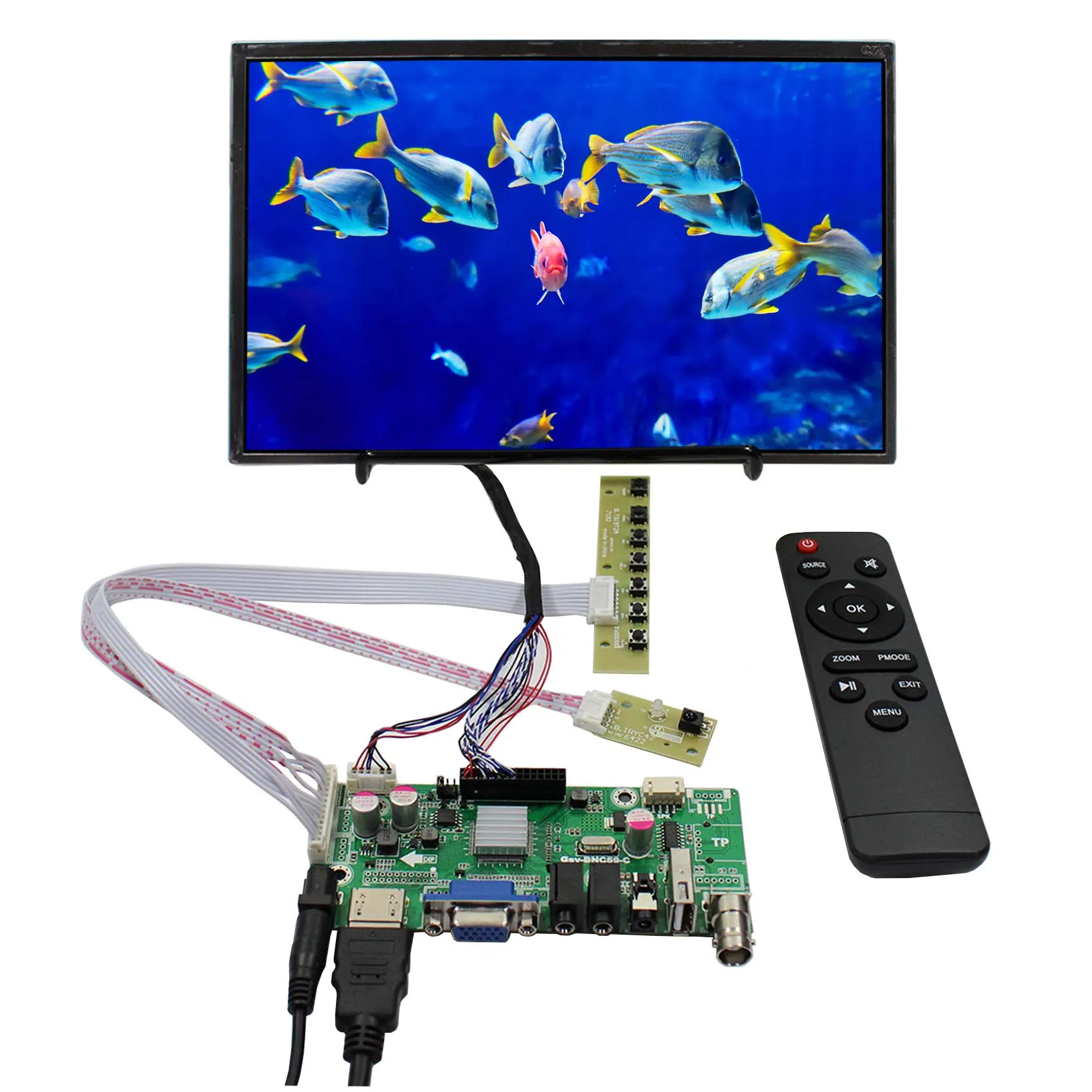 

10.1" B101EW05 1280X800 LCD Screen with HD-MI VGA AV USB LCD controller Board Work for LVDS Interface,10.1 inch