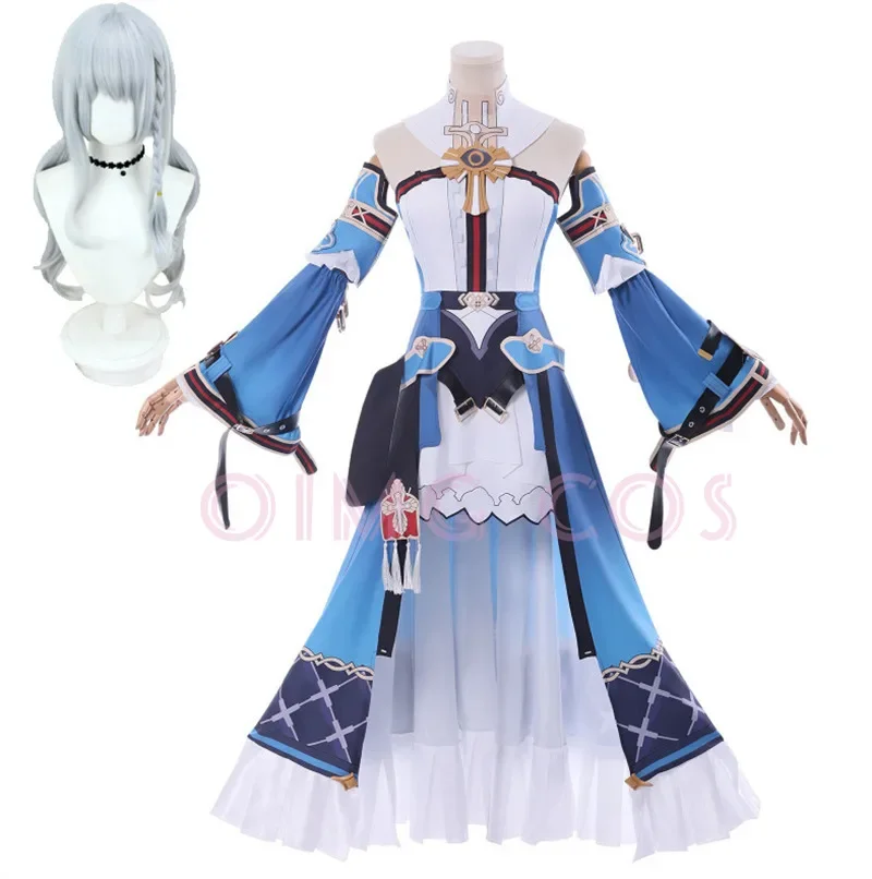 

Honkai Impact 3 Theresa Apocalypse Cosplay Costume Uniform Wig Anime Halloween Costumes for Men Game