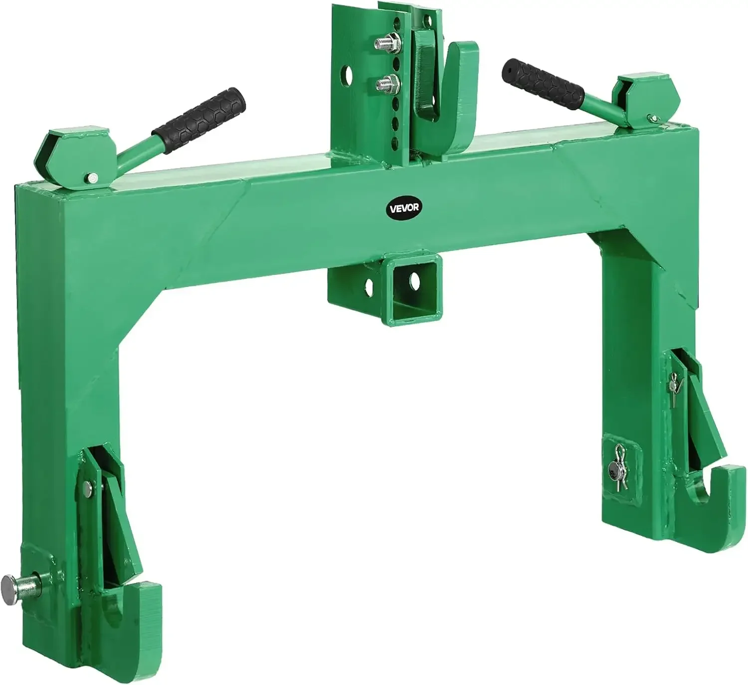 3-Point Quick Hitch with 2 in Receiver, 3000 Lbs Lift Capacity, 3-Pt Hitch with 5 Level Adjustable Bolt, Adaptation to Category