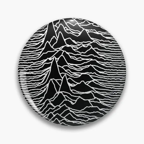 Unknown Pleasures D  Soft Button Pin Badge Collar Brooch Women Creative Lover Jewelry Gift Hat Metal Lapel Pin Fashion Cartoon