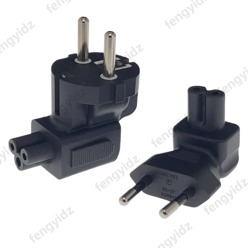 EU Power Cable plug adapter EU PLug to IEC320 C5  adapter plug CEE 7/16 to C5 CEE 7/7 EURO SCHUKO to -IEC5