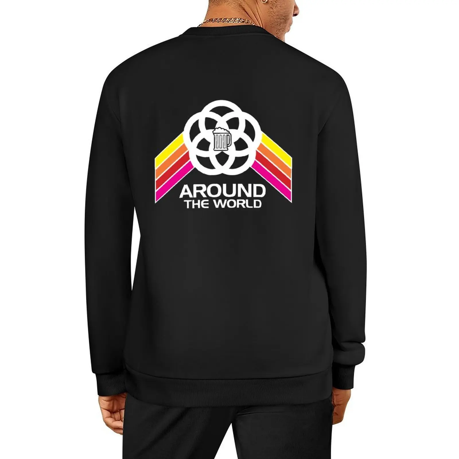 

Epcot Drink Around the World - Retro Logo Pullover japanese style korean clothes autumn new products hooded sweatshirts