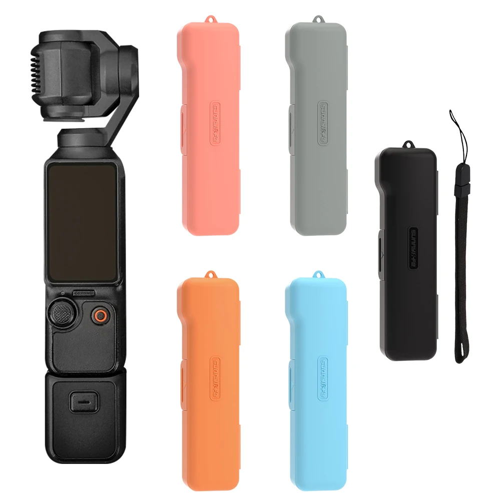 Flip-Open Protective Case with Lanyard PC Hard Protective Cover Wear Resist Camera Shell Sleeve for DJI OSMO Pocket 3