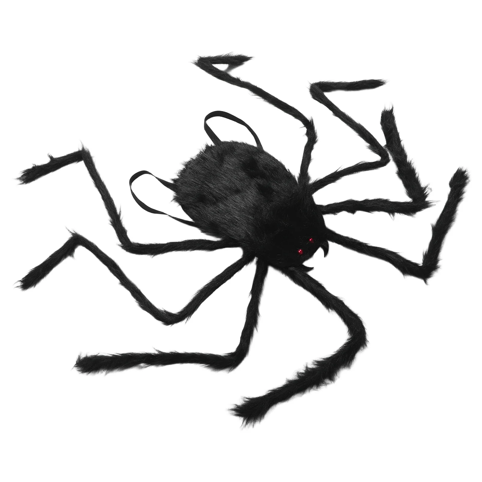 

Giant Halloween Spider Costume Large Realistic Spider Prop Adjustable Straps for Outdoor Party Decoration Halloween Props