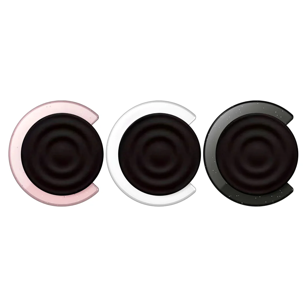 

Black Ripple Magnetic Folding Phone Grip Stand Card Holder for IPhone 12 13 14 15 16 17 Pro Max Mount Support for S25U