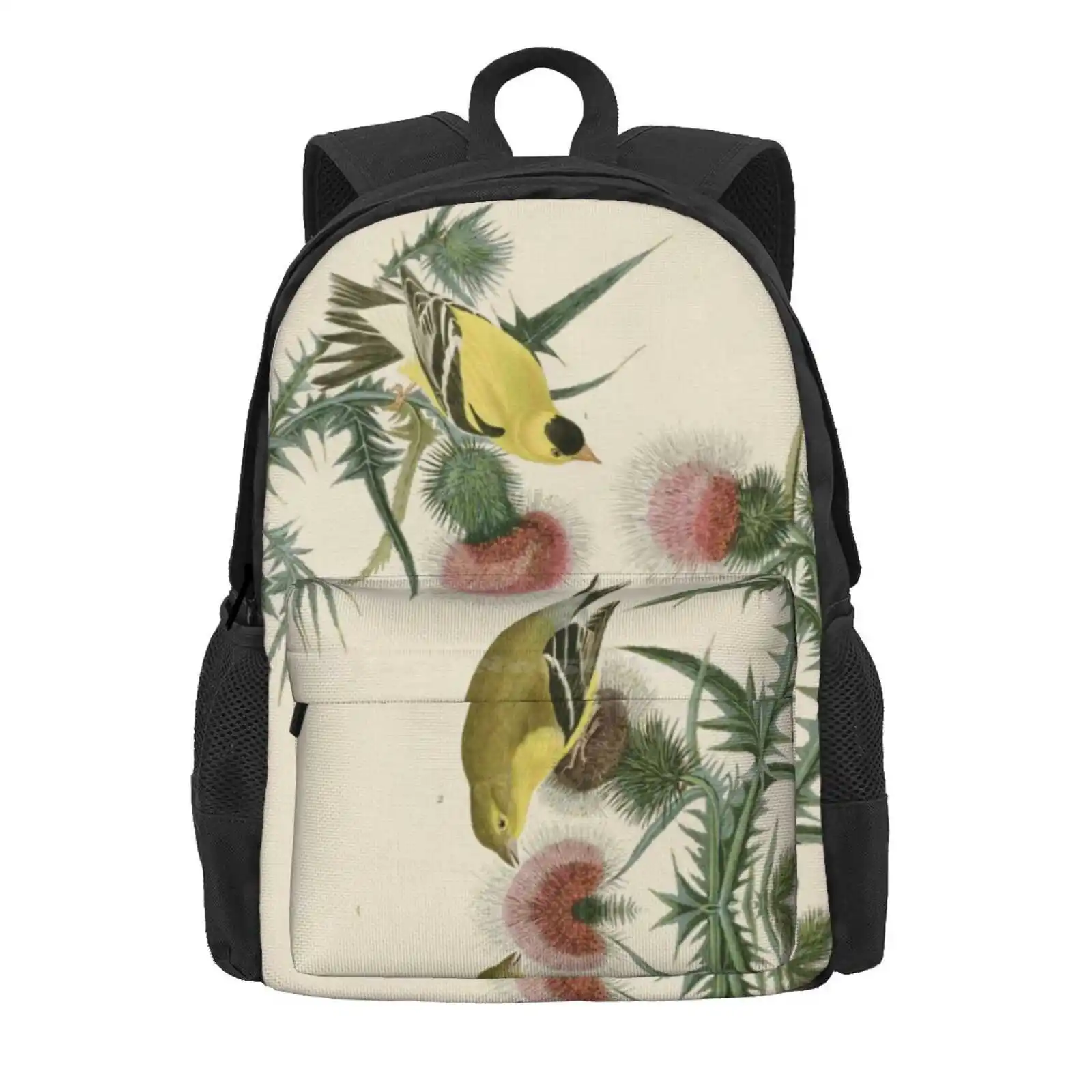 American Goldfinch - John James Audubon'S Birds Of America Print Hot Sale Schoolbag Backpack Fashion Bags John Audubon Birds Of