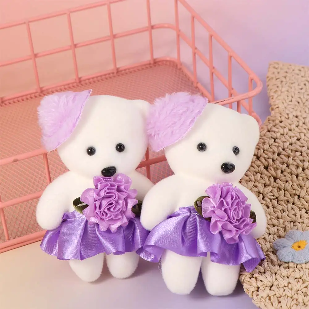 10pcs/set Wedding Gift Foam Bear Bear Foam Animal Cartoon Mini Bear Flower Bouquet DIY 11cm Cartoon Bouquet Girlfriends