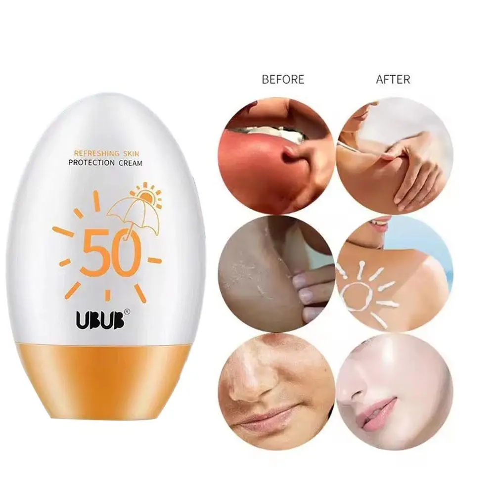 Sunscreen SPF50 Moisturizing Waterproof And UV Protection Sunscreen Lasting Sun Protection Refreshing Moisturizing