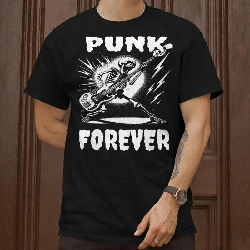 Punk Forever T Shirt The Clash Sex Pistols Sid Vicious Ruts Damned Old