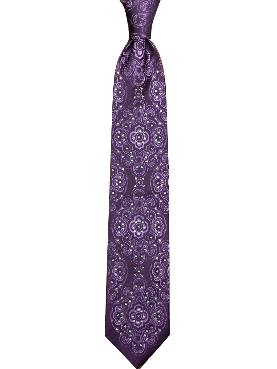 Paisley Patchwork Abstract Geometrisch Veelkleurig Heren Stropdassen Stropdassen 100% Zijde Jacquard Geweven Acceossories Noble