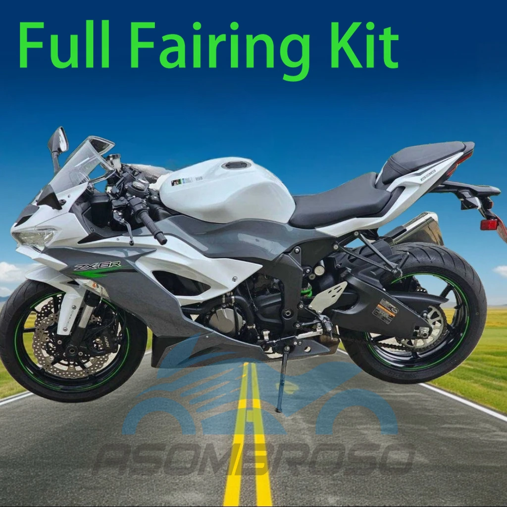 Motorcycle Bodywork Fairings ZX6R 19 20 21 22 23 Complete Body Plastics Fairing Kit for KAWASAKI ZX-6R 636 2019-2023