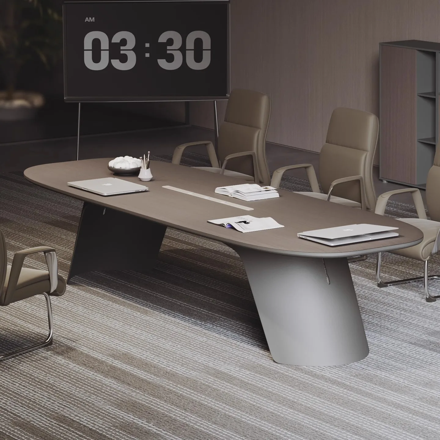 Modern Design Luxury Office Conference Table New Model Solid Luxury Office Room Meeting Table For Commercial Office Furniture