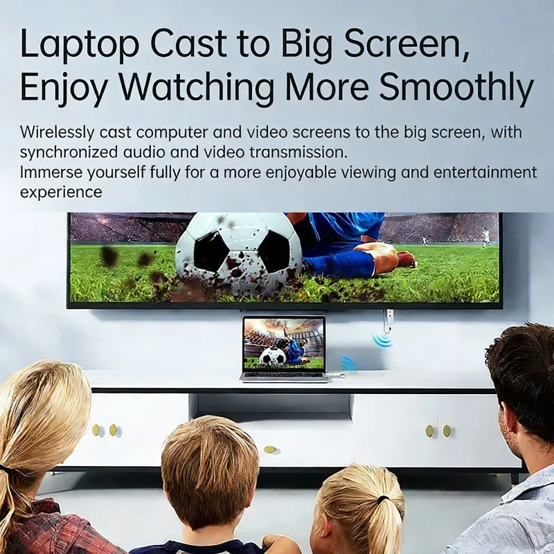 50M Wireless Extender High-Definition HDMI Video Transmitter and Receiver Extender 4K Wireless Display TV Stick Adapter