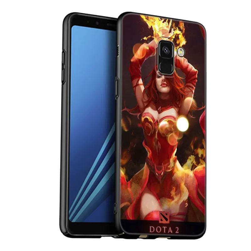 Game Dota 2 Phone Case For Samsung Galaxy A01 A03 Core A04 E A02 A05 A10 A20 A21 A30 A50 S A6 A8 + A7 2018 Black Silicone Cover