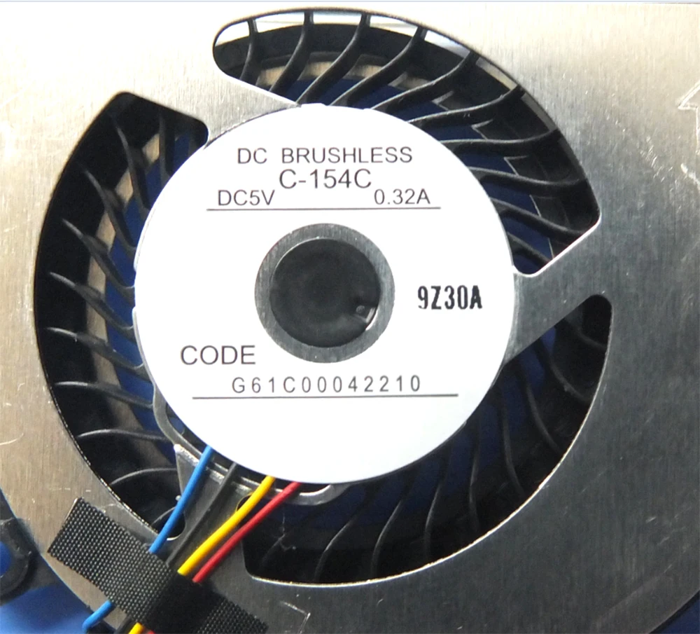 C-154C G61C00042210 DC5V 0.32A Laptop CPU Fan New
