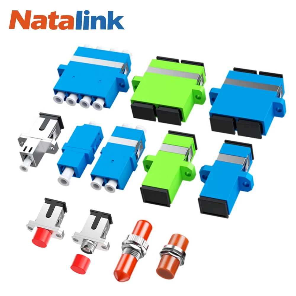 Natalink 10 szt. SC/LC/FC/ST Adapter światłowodowy APC/UPC Simplex Duplex Quad Flange do kabla światłowodowego Single Mode OS2 Pigtail Patch Cord — zdjęcie produktu 7