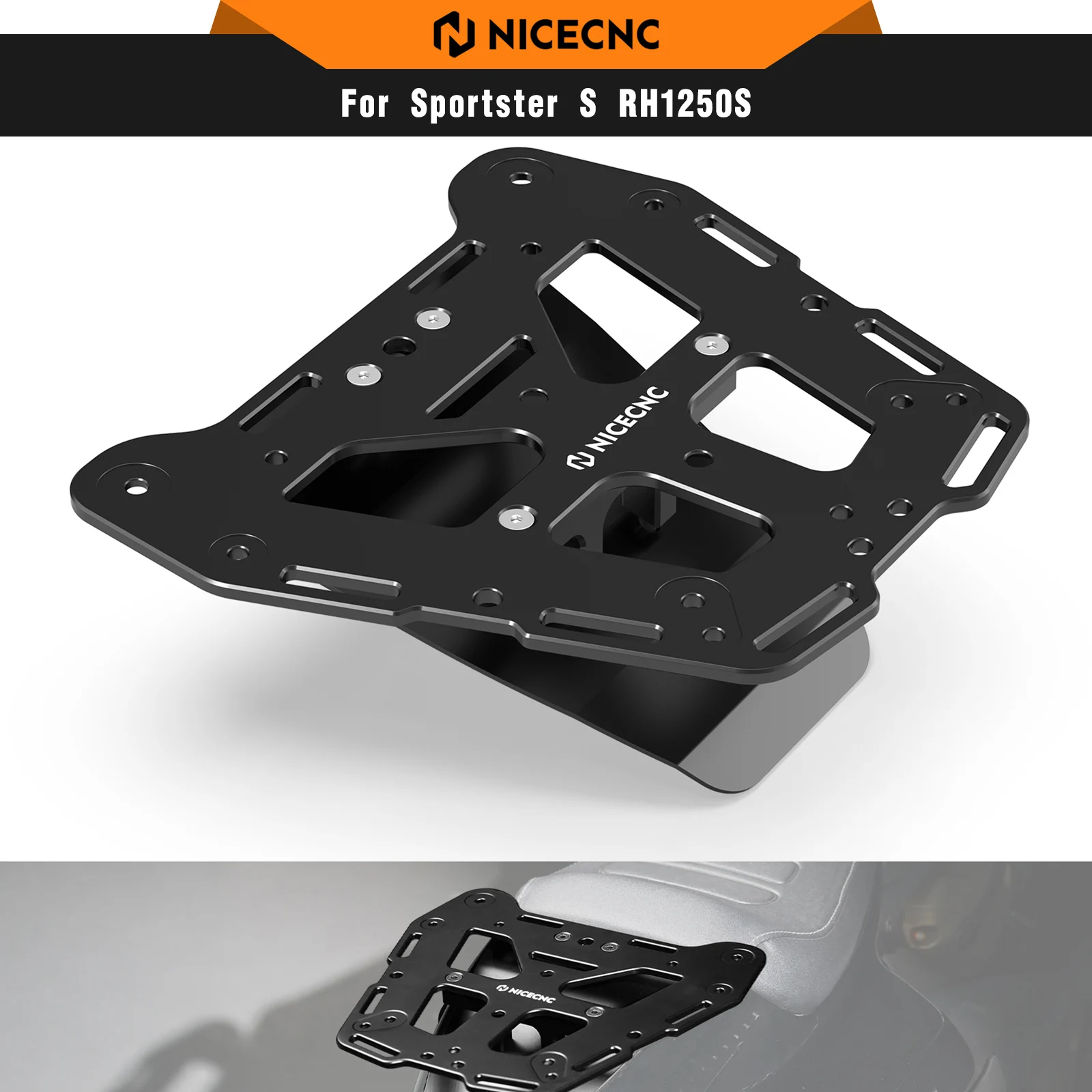 

Для Harley Sportster S RH1250S 2021-2024 задняя багажница, грузовая седельная сумка, опорный кронштейн, крепление RH 1250 S RH 1250S RH1250 S