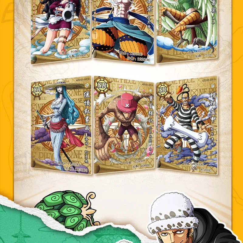 Najnowsza karta kolekcjonerska Little Dino One Piece OP-0301 Luffy Sanji Boa Robin Booster Box Anime ACG CCG TCG Zabawka i hobby prezent