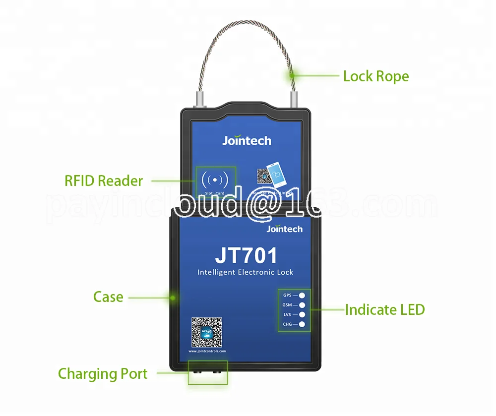 Gps Tracker Anti Jammer smart GPS trailer sealing lock