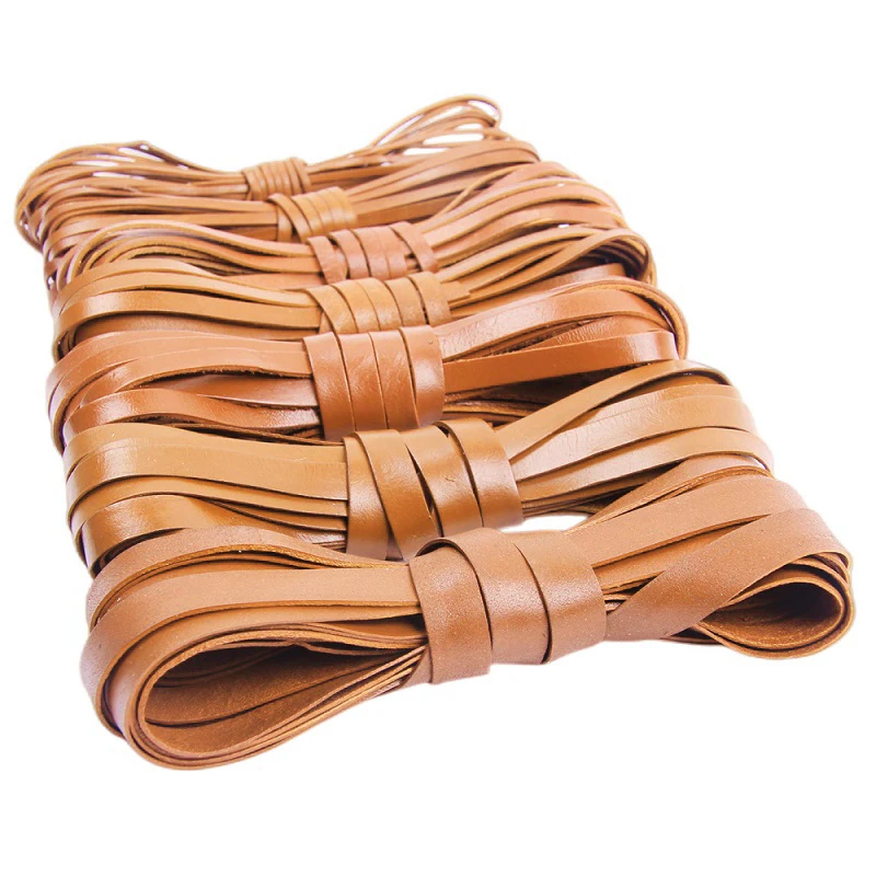 2Meters Flat Genuine Leather Cord 10x2mm Cow Leather Strip Rope String For DIY Bracelet Necklace Jewellery Making Supplies