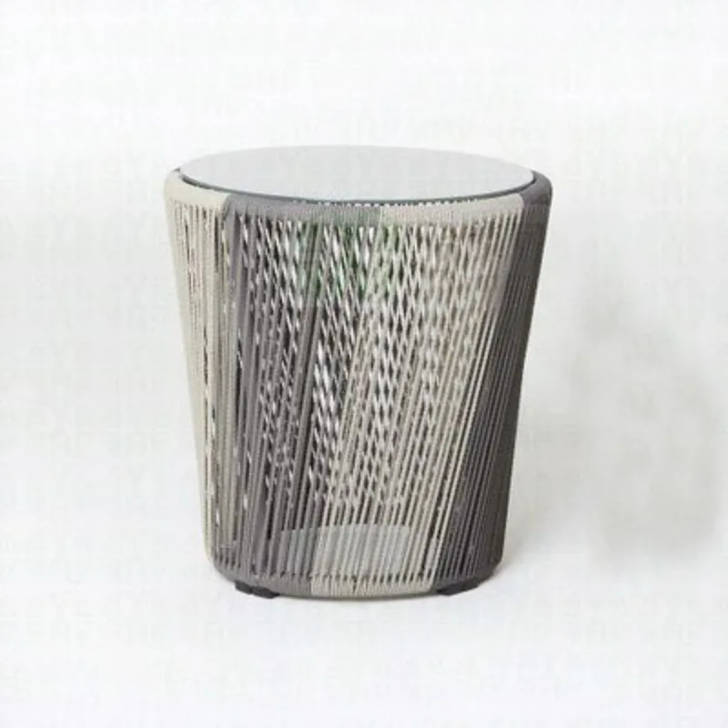 Sofá de mimbre para exteriores, combinación de villa, jardín, patio, ocio al aire libre, silla de mimbre creativa para exteriores, balcón de tres piezas