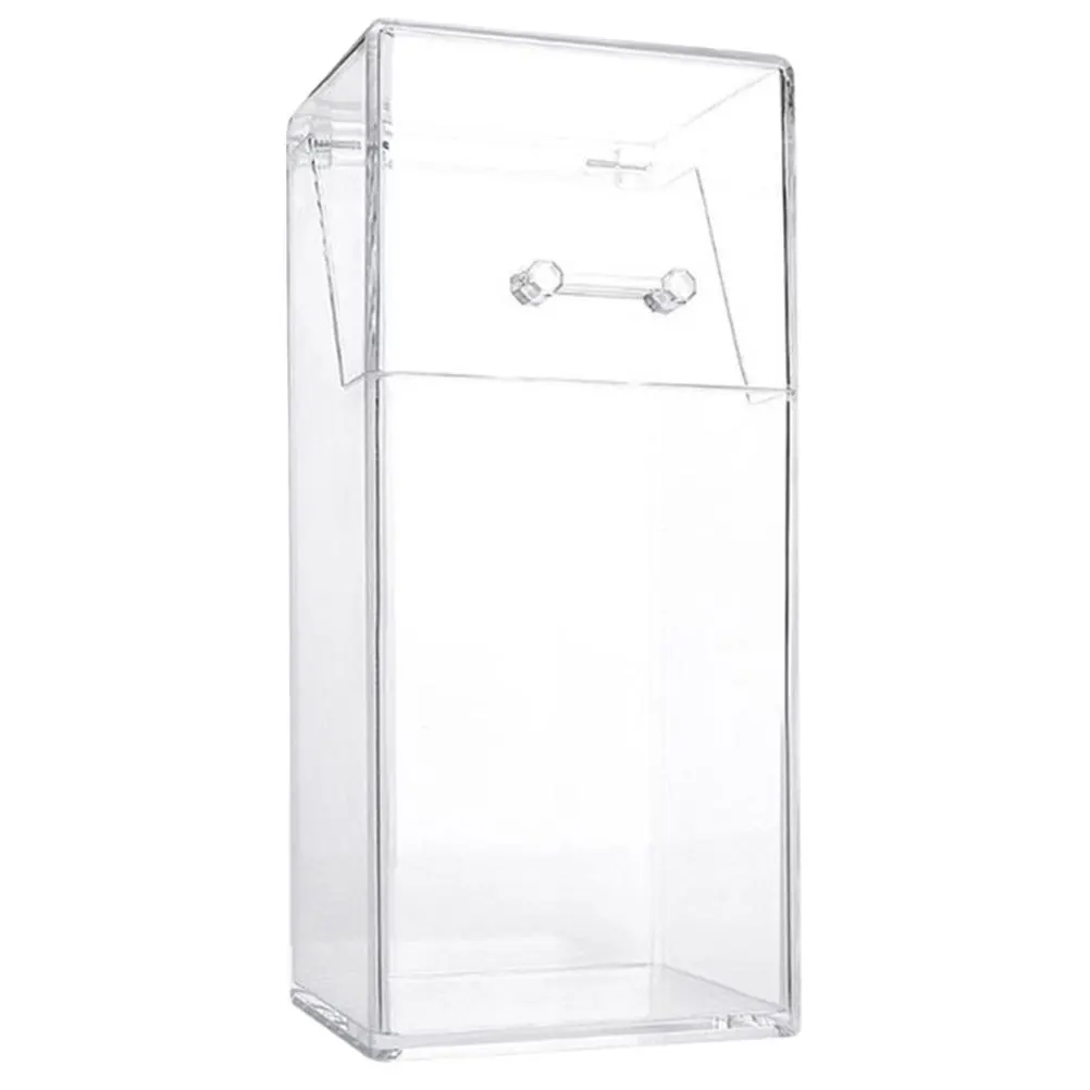 

Transparent Makeup Brush Holder Acrylic Pen Cup Pen Case Organizer Clear Makeup Brush Cup Desktop Pencil Holder