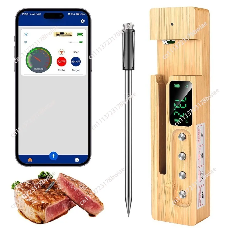 Wireless meat thermometer with digital display accurate measurement thermometer kitchen thermometer