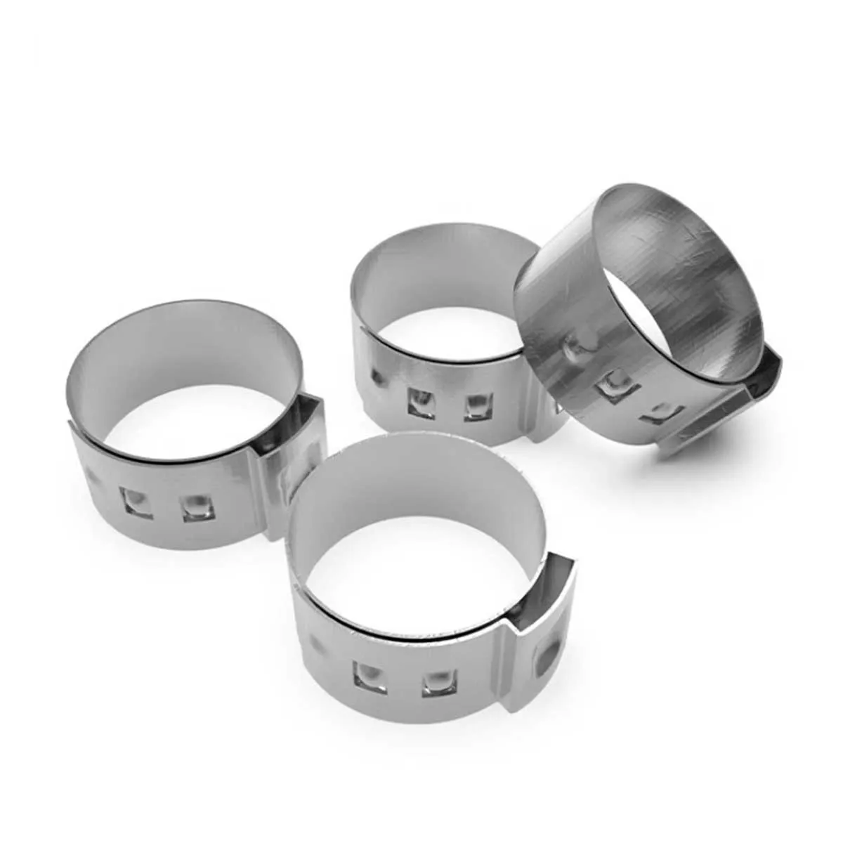 Stainless Steel Single Ear Pipe Clamps - Otic Oxygen Pipe Clamps - Clamp Clamps 6.5, 9.0, 15.3