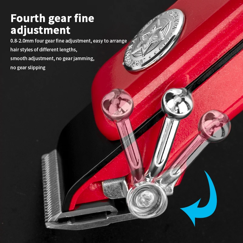 Waikil เครื่องที่ตัดขนผมไร้สายแบบชาร์จไฟได้, ที่ตัดขนไฟฟ้าแบบมืออาชีพยูเอสบีสแตนเลสสำหรับผู้ชาย