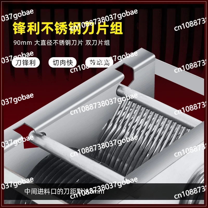 Desktop Multifunctional Fresh Meat Slicer Shredder Dicing Machine Electric Slicer Commercial Slicer