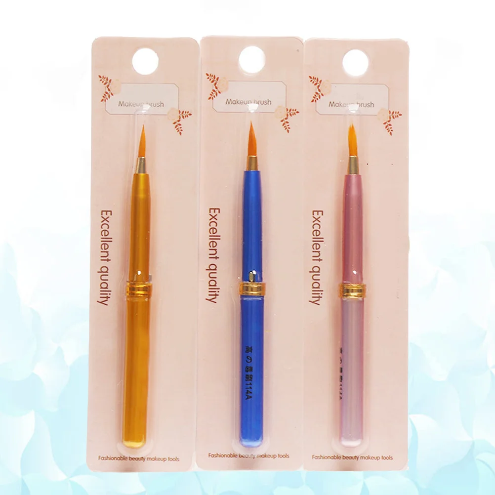 مجموعة فرش تحديد الشفاه مكونة من 3 قطع، أدوات مكياج ممتازة للنساء، مجموعة فرش تجميل للاستخدام في صالونات التجميل للشفاه الساحرة #5