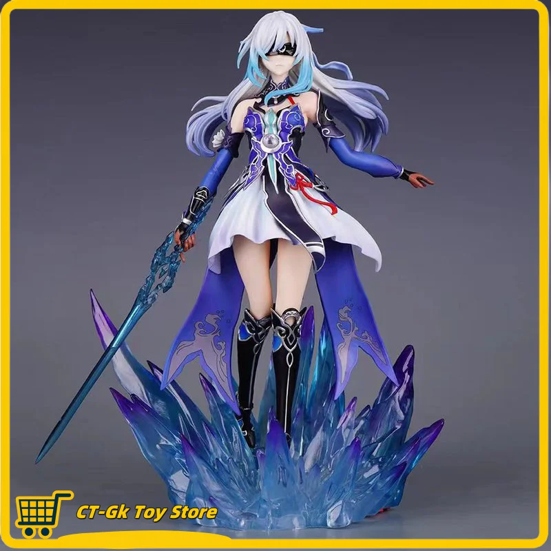 Honkai Star Rai Jingliu Action Figure Collection Ornament Gifts Handmade Model Anime Adolescent Girl  Pvc Model Toys Desktop Gk