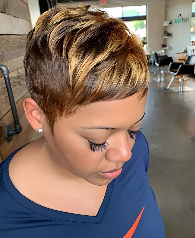 Nicelatus  Natural Synthetic Wigs for Black Women Short Hairstyles for Women Short Pixie Cut Hair Wigs 10 Styles Available