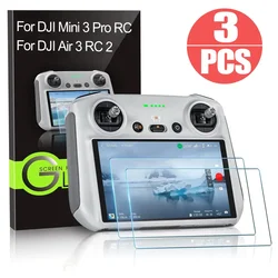 1/3PCS Tempered Glass For DJI Mini 3 Pro RC/DJI Air 3 RC 2 Remote Control Accessories HD Clear Screen Protector Films