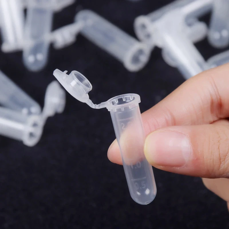 Laboratory Container Transparent Micro Plastic 2ML Centrifuge Tube Test Tube Snap Lid Laboratory Supplies