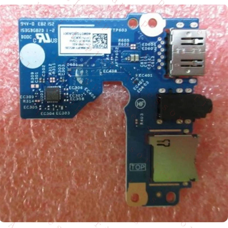D  New For Dell Inspiron 7640 Laptop USB Audio SD Card Reader IO Board 6MJRY 06MJRY