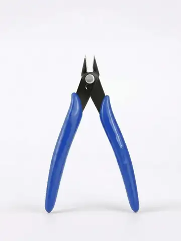 Carbon Steel Diagonal Pliers Wire Cutter, Precision Side Nippers for Electronics Soft Copper Jewelry Repair DIY Hobby Hand Tool