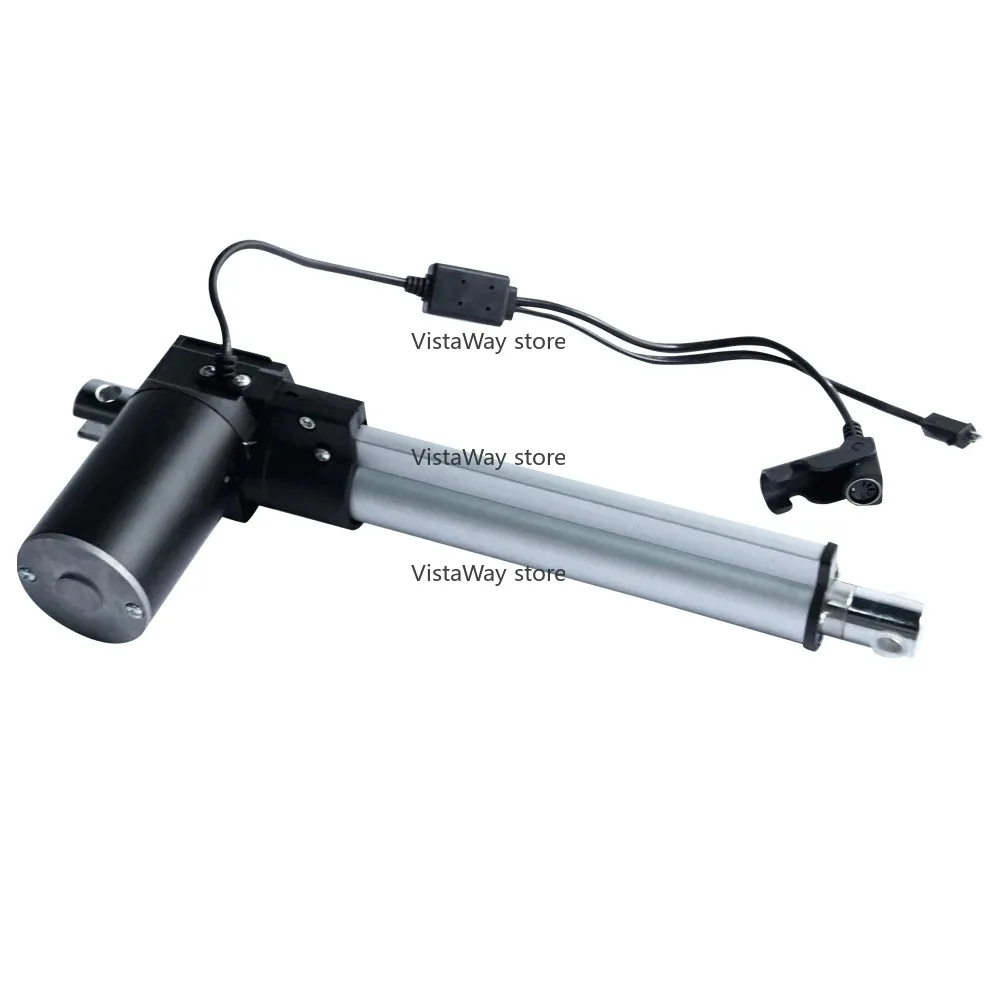 High Quality 4~30mm 6000N Load 24v Silent Miniature Reciprocating Electric Cylinder Push-pull Rod Hydraulic Lifter