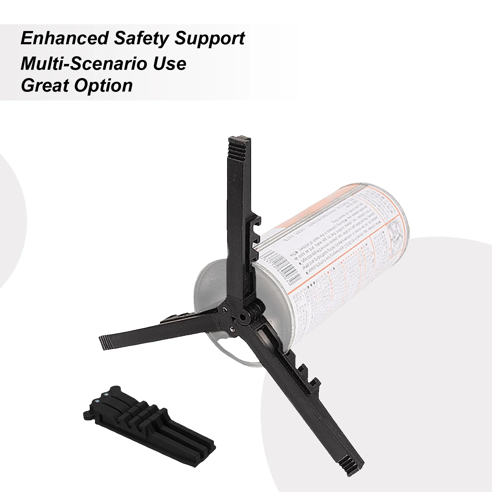 Can Stabilizer Triangle Folding Can Stand Tripod Fixing Holder Bracket Portable Base for Picnic Camping Cooking Outdoor