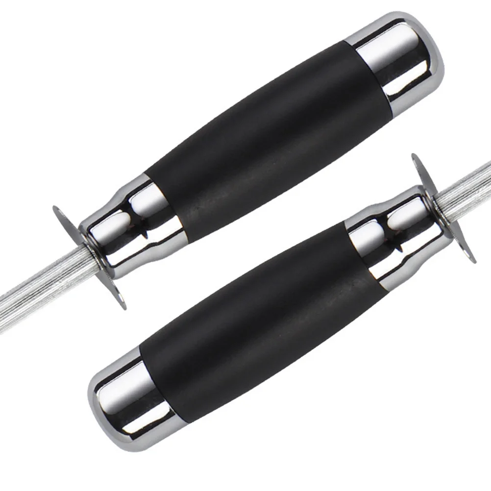 

4Pcs Stainless Steel Sharpening Rod Professional Knife Sharpener for Home Kitchen Honing Steel with Ergonomic Handle