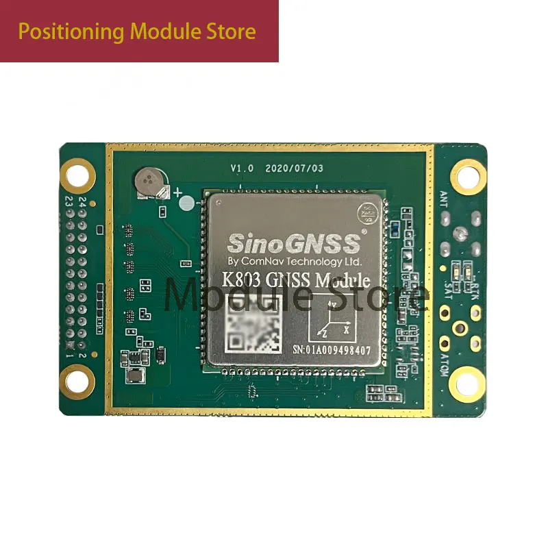 GNSS high-precision BeiDou GPS all-system centimetre-level positioning RTK measurement module differential K803_EK0407 card