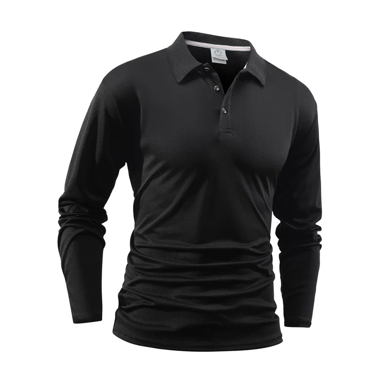 New Men's Loose Comfortable and Fashionable Polo Shirt Versatile in Spring Autumn Trends High-quality and Comfortable Top