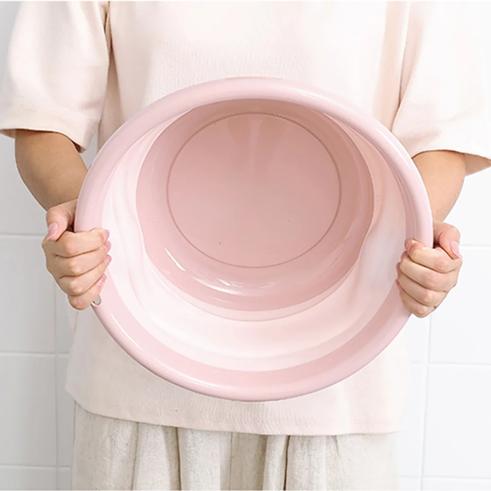 

Collapsible Portable Folding Bucket Pink Mini Size for Camping Hiking Gardening Durable Practical Space Saving Washbasins